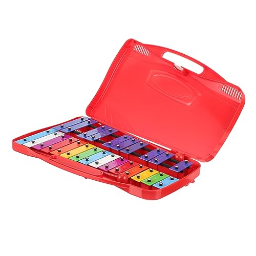 Garneck Klavier aus Aluminium Xylophon für Kleinkinder 1-3 Glockenspiel für Xylophon für Babys ab 6 Monaten Schlagzeug Glockenspiel Kleinkinderinstrumente Kunststoff-Box rot Garneck Klavier aus Aluminium Xylophon für Kleinkinder 1-3 Glockenspiel für Xylophon für Babys ab 6 Monaten Schlagzeug Glockenspiel Kleinkinderinstrumente Kunststoff-Box rot von Garneck