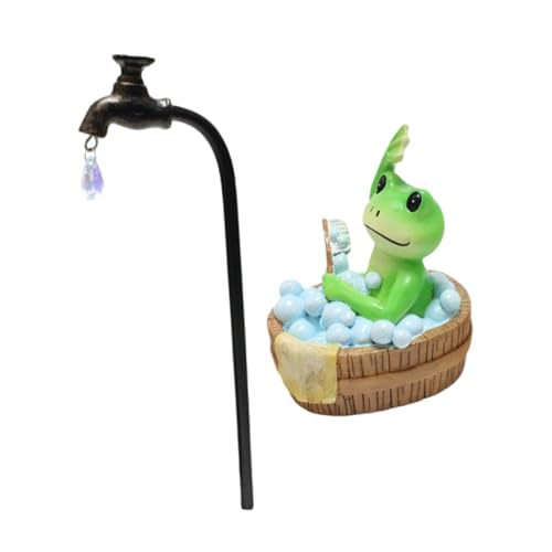 Garneck Kleine Frosch Gartenstatue Mini Harz Frosch In Der Badewanne Skulptur Feengarten Harz Dekoration Für Terrasse Hof Und Tischzubehör Garneck Kleine Frosch Gartenstatue Mini Harz Frosch In Der Badewanne Skulptur Feengarten Harz Dekoration Für Terrasse Hof Und Tischzubehör von Garneck