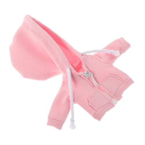Garneck Kleiner Kapuzenpullover für Puppen Süßes Design DIY Outfit Rosa Hoodie für Puppenzubehör Fantasievolles und Verkleidungsaktivitäten Garneck Kleiner Kapuzenpullover für Puppen Süßes Design DIY Outfit Rosa Hoodie für Puppenzubehör Fantasievolles und Verkleidungsaktivitäten von Garneck