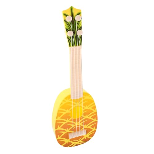 Garneck Kleinkinderspielzeug, Ukulele, Gitarre, 4 Saiten, Ananas-bedrucktes Mini-Musikinstrument Für Anfänger, Pädagogisches Lernspielzeug Für Kleinkinder Garneck Kleinkinderspielzeug, Ukulele, Gitarre, 4 Saiten, Ananas-bedrucktes Mini-Musikinstrument Für Anfänger, Pädagogisches Lernspielzeug Für Kleinkinder von Garneck