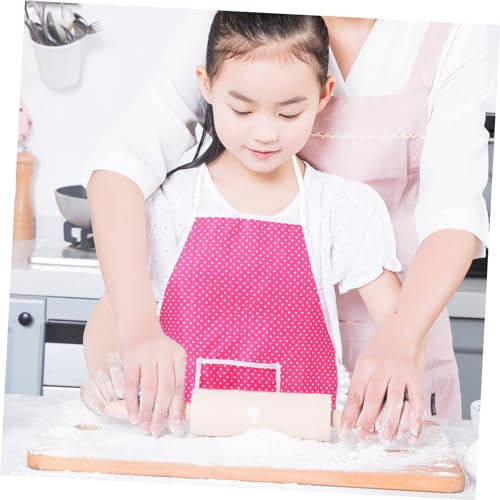 Garneck Kochschürze Verstellbare Malschürze mit Kochmütze und Ofenhandschuh aus Robustem Stoff und Sicher für Rollenspiele Malen Backen und Kindergartenaktivitäten Waschbar und Langlebig von Garneck