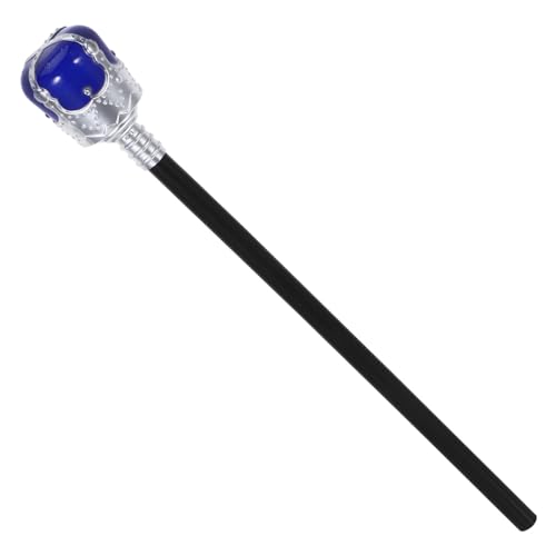 Garneck Königlicher Handstock für Halloween Kostüme Dekorativer Gehstock für Karneval und Cosplay mit Funkelndem Design Leicht und Tragbar für Partys und Dekoration von Garneck