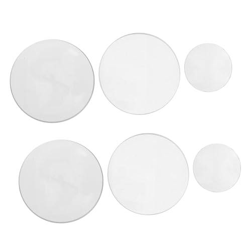 Garneck Konvexe Glaslinse Set - 6 Stück Doppelte Optische Linsen Mit Durchmessern Von 3 Cm Und 5 Cm - Brennweiten Von 50 Mm Bis 300 Mm Ideal Für Professionelle Anwendungen Und von Garneck