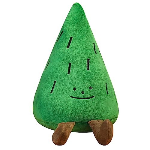 Garneck Kopfkissen Cute Pillow Christmas Pillow Soft Toy Plüschpflanze Plush deko Kissen Mädchenkram gefülltes Kissen mit Kiefernholz Plüschtiere Super weicher Kurzplüsch von Garneck