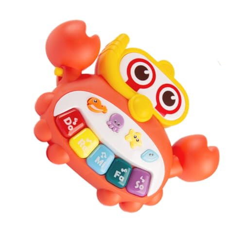 Garneck Krabben elektronische Orgel für kinderspielzeug Imagination Toy für Neugeborene spielmatte Babyspielzeug tragbares Musikspielzeug Plastik Garneck Krabben elektronische Orgel für kinderspielzeug Imagination Toy für Neugeborene spielmatte Babyspielzeug tragbares Musikspielzeug Plastik von Garneck
