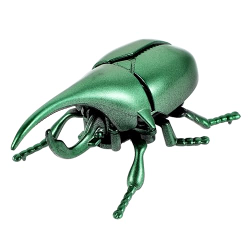 Garneck Kreative Streich-Requisiten Gefälschte Fehler Bugs Simulationskäfer Fehler Für -insektenmodell Halloween-Fehler Dark Green Plastik von Garneck