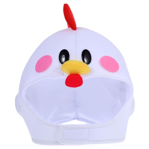 Garneck Küken Kostüm Hut Weicher Plüsch Tierhut für Niedlicher Hühnerkopf für Fotos Party Accessoire Ostern Halloween Cosplay Weiß Garneck Küken Kostüm Hut Weicher Plüsch Tierhut für Niedlicher Hühnerkopf für Fotos Party Accessoire Ostern Halloween Cosplay Weiß von Garneck