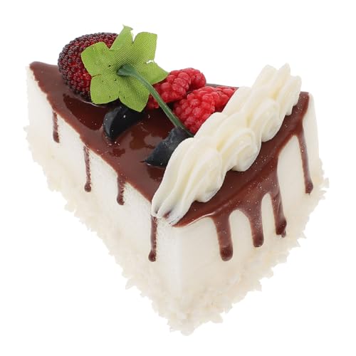 Garneck Künstliche Dessertkuchendekoration Realistisches Modell für Schaufenster und Fotografie Teiliges für Hochzeiten Partys und Kreative Displays Vielseitig Einsetzbar von Garneck
