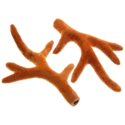 Garneck Künstliche Hirschgeweih Haarreif Braun Weiche DIY Rentier Geweih Kopfschmuck für Weihnachten Karneval Basteln Bequeme Dekorative Accessoires für Festliche Kostüme Garneck Künstliche Hirschgeweih Haarreif Braun Weiche DIY Rentier Geweih Kopfschmuck für Weihnachten Karneval Basteln Bequeme Dekorative Accessoires für Festliche Kostüme von Garneck