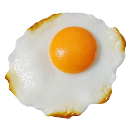 Garneck Künstliche Spiegeleier Realistische Fake Food Modelle für Pranks Küchen Dekoration und Fotografie für Kreative Kochspiele Scherzartikel von Garneck