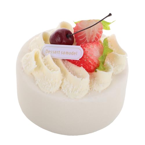 Garneck Künstlicher Geburtstagskuchen Deko Modell mit Kirschdesign Realistische Tortendekoration für Desserttische Partydeko Fotografie Requisiten und Schaufenster Ausstellung Garneck Künstlicher Geburtstagskuchen Deko Modell mit Kirschdesign Realistische Tortendekoration für Desserttische Partydeko Fotografie Requisiten und Schaufenster Ausstellung von Garneck