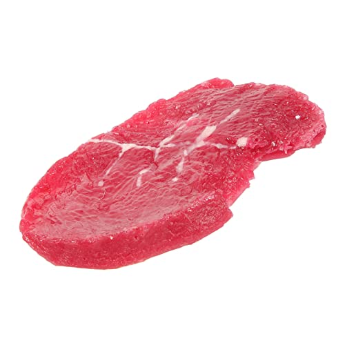 Garneck Künstliches Steak Modell Realistisches Steak Dekorationsobjekt für Fotografie und Restaurant Leicht und Wiederverwendbar für Kreative Anlässe als für Fleischliebhaber Garneck Künstliches Steak Modell Realistisches Steak Dekorationsobjekt für Fotografie und Restaurant Leicht und Wiederverwendbar für Kreative Anlässe als für Fleischliebhaber von Garneck
