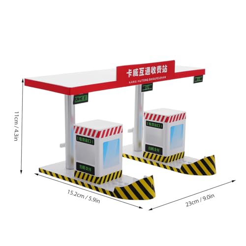 Garneck Kunststoff-mautstellen-spielset, Pädagogisches Spielzeugset Für Jungen, Autobahn-erkundungsspielzeug, Ideal Für Die Fantasie Von Kindern Und Zum Spielen Von Verkehrsmodellen Garneck Kunststoff-mautstellen-spielset, Pädagogisches Spielzeugset Für Jungen, Autobahn-erkundungsspielzeug, Ideal Für Die Fantasie Von Kindern Und Zum Spielen Von Verkehrsmodellen von Garneck