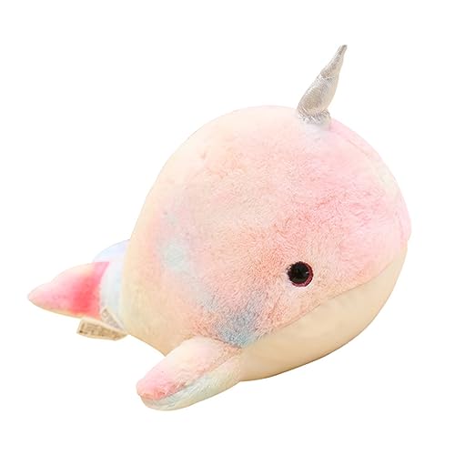 Garneck Kuscheltier Einhorn Wal Weiches Plüschspielzeug für Dekoration für Schlafzimmer und Wohnzimmer Perfektes für Jungen und Liebevolles Design für Besondere Anlässe von Garneck