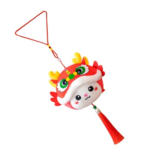 Garneck Kuscheltier Plüsch Anhänger Süßes Jahr des Drachen Maskottchen für Neujahrsdeko für Zuhause Schule oder Auto mit Festlichen Elementen Garneck Kuscheltier Plüsch Anhänger Süßes Jahr des Drachen Maskottchen für Neujahrsdeko für Zuhause Schule oder Auto mit Festlichen Elementen von Garneck