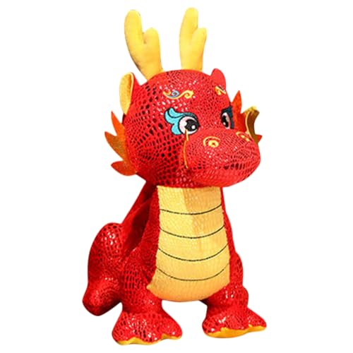 Garneck Kuscheltier Plüschmascot für Chinesisches Neujahr Niedliche Drachenpuppe Glücksbringer für Feste Geburtstage und Hochzeiten Geschenkidee für Erwachsene Garneck Kuscheltier Plüschmascot für Chinesisches Neujahr Niedliche Drachenpuppe Glücksbringer für Feste Geburtstage und Hochzeiten Geschenkidee für Erwachsene von Garneck