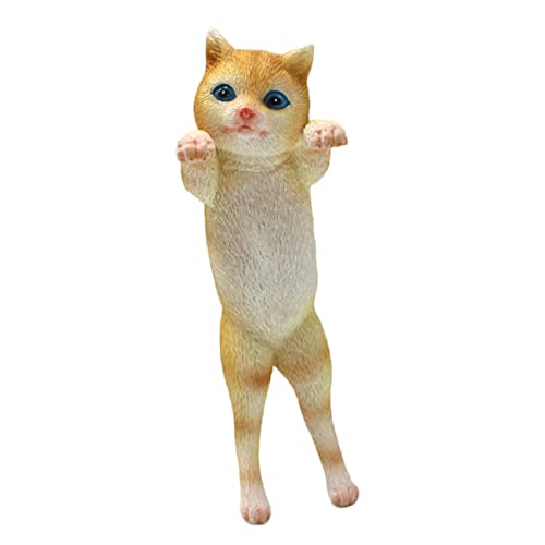 Garneck Skulptur Ornament Katze Gartenstatue Dekoration Für Zuhause Und Draußen von Garneck