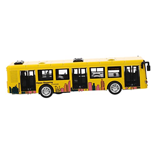 Garneck Legierungsbusmodell Zurückziehendes Autospielzeug Kleines Busspielzeug Autospielzeug Für Zurückziehende Autos Für Jungen Stadtbus Zurückziehendes Auto Spielzeugbus von Garneck
