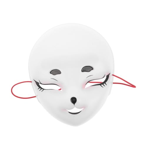Garneck Leichte Bequeme Plastik Maske für Damen Traditionelle Chinesische Kostüm Maske Halloween Party Cosplay Hanfu Bemalt Langlebig Atmungsaktiv für Fasching und Valentinstag von Garneck