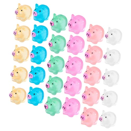 Garneck Leuchtende Mini Schweinchen Figuren Handgefertigte Resin Deko Für Mikrolandschaften Niedliche Tierfiguren 6 Farben Für Tischdekoration Und Gartenaccessoires Garneck Leuchtende Mini Schweinchen Figuren Handgefertigte Resin Deko Für Mikrolandschaften Niedliche Tierfiguren 6 Farben Für Tischdekoration Und Gartenaccessoires von Garneck