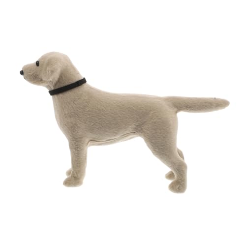 Garneck Lifelike Labrador Hund Figurine Realistische Hundefigur für Kreative Tischdekoration Detailliertes Modell Perfektes für und Hundefans von Garneck