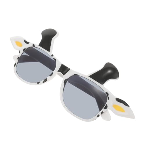 Garneck Lustige Kuhbrille mit Übergroßen Augen Leichte Pc Sonnenbrille für Frauen Witziges Partyaccessoire und Karnevalsrequisite für Cow Cosplay und Fotoprops von Garneck