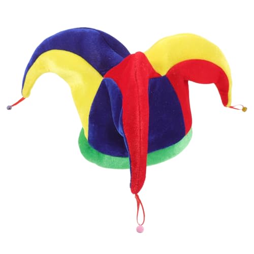 Garneck Lustige Narrenkappe Für Erwachsene – Bunte Clown-Mütze Mit Glocken - Ideal Für Karneval Maskerade Und Kostümpartys – Hut Für Unvergessliche Feiern Und Paraden von Garneck