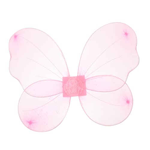 Garneck Mädchen Kostüm Bunte Schmetterlingsflügel für Partys und Cosplay Zufällige Farben Wahl für Kleine Feen Zufällige Farbe Zufällige Farbe von Garneck