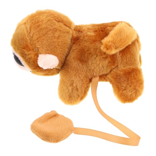 Garneck Magnetpuppe Auf Schulter Stofftier Stofftierdekoration Kuscheltier Zum Geburtstag Tierkostüm Für Erwachsene Süßes Stofftier Magnet-anziehpuppen Plüsch Light Brown von Garneck