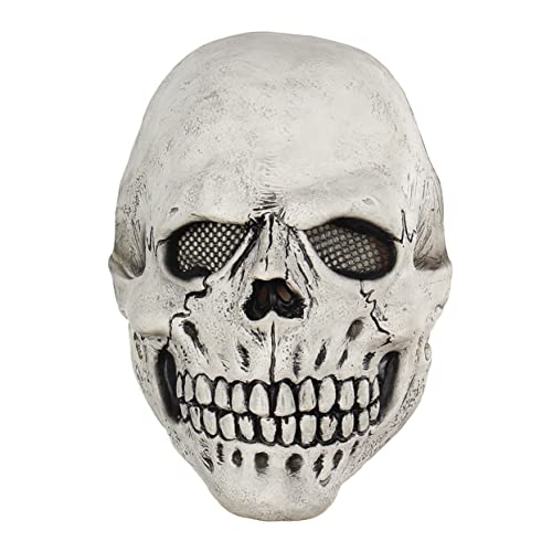 Garneck Gruselige Masken Gruselige Halloween-masken Horror-zombie Abschlussball Requisiten Schädel-gesichtsmaske Schädelmaske Horrormaske Kleidung Skelett von Garneck