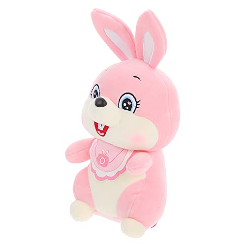 Garneck Maskottchen -stoffpuppe Kuscheltier Hase Entzückendes Stoffkaninchen Kuscheltiere Nettes Dekorativer Ausgestopfter Hase Kleiner Stoffhase Pp Baumwolle Rosa von Garneck