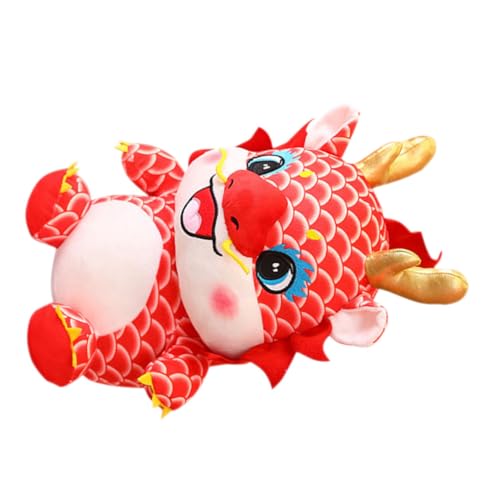 Garneck Maskottchenpuppe Chinesische Neujahrsfigur Drachenfigur Chinesisches Neujahrsdrachenspielzeug Drachenspielzeug Kuscheltiere Schlange Drachenpuppe Rot Plüsch Garneck Maskottchenpuppe Chinesische Neujahrsfigur Drachenfigur Chinesisches Neujahrsdrachenspielzeug Drachenspielzeug Kuscheltiere Schlange Drachenpuppe Rot Plüsch von Garneck