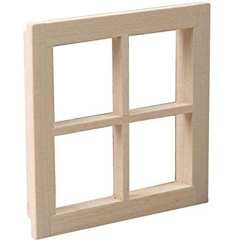 Garneck Maßstab Leeres Holzfenster Für Kreatives Zubehör Für Puppenhausdekoration Und Kinderspielzeug Garneck Maßstab Leeres Holzfenster Für Kreatives Zubehör Für Puppenhausdekoration Und Kinderspielzeug von Garneck