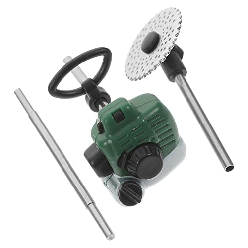 Garneck Maßstab Realistisches Kompaktes Gartendeko für DIY Puppenhaus Kleine Landschaftsdekoration Leichtes Mini Mäher Zubehör für Jungenzimmer von Garneck