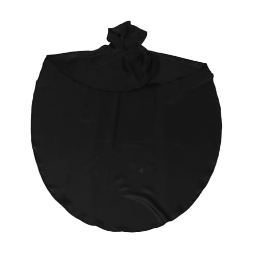 Garneck Medieval Hooded Cloak Schwarz Renaissance Umhang für Erwachsene Atmungsaktives Polyester Halloween Cosplay Cape Mittelalterlicher Reaper Umhang für Festivals und Kostümpartys von Garneck