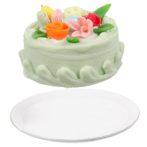 Garneck Mini Dekorationen Zahlen Puppenhaus Hochzeitsfeier Formen Dessert Esszimmer Tischdekoration Kuchen Display Requisiten Foto Requisite Simulierter Kuchen Künstliches von Garneck