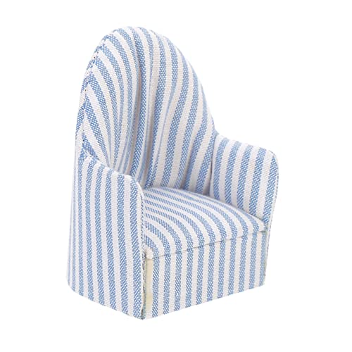 Garneck Mini-Sofa Miniatur-Sofa-Modell Mini-möbelschmuck Mini- - Sofa-schmuck Kinderspielzeug Simulation Sofamodell Mini-Streifen-Sofa Mini-haussofa-Modell Stripe Stoff von Garneck