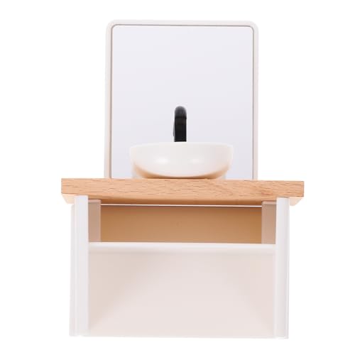 Garneck Mini-Waschraum Miniaturen Spielzeugwaschbecken für Puppe puppenhauszubehör Dollhouse Accessories Badezimmer-Szene-Requisite Puppenhaus Badezimmerwaschbecken aus Holz Plastik Garneck Mini-Waschraum Miniaturen Spielzeugwaschbecken für Puppe puppenhauszubehör Dollhouse Accessories Badezimmer-Szene-Requisite Puppenhaus Badezimmerwaschbecken aus Holz Plastik von Garneck
