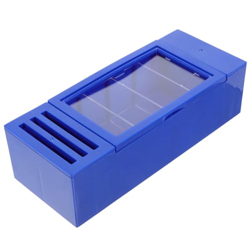 Garneck Mini -gefrierschrankmodell Mini Gefrierschrank Mini-kühlschränke Mini Kühlschrank Getränkekühlschrank Puppenhaus Kleiner Kühlschrank Plastik Blue von Garneck