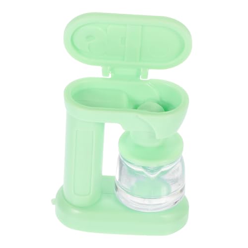 Garneck Mini-kaffeemaschine Puppenhaus Kaffeemaschine Für Miniatur Klein Spielzeuge Kaffeepadmaschine Kaffeekocher Kaffeevollautomat Green von Garneck