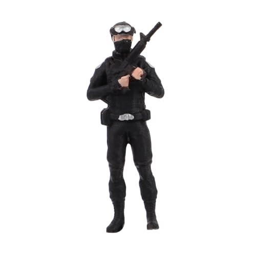 Garneck Miniatur-Polizist-actionfigur, Mikro-landschaftsdekoration, Polizist-Modell, Halloween-Harz-Miniatur-gartenfiguren Garneck Miniatur-Polizist-actionfigur, Mikro-landschaftsdekoration, Polizist-Modell, Halloween-Harz-Miniatur-gartenfiguren von Garneck