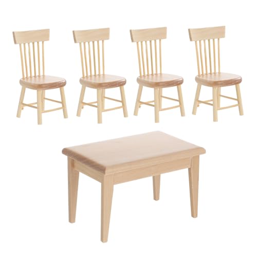 Garneck 5 Teiliges Miniaturmöbel Set Aus Eichenholz Für Puppenhäuser Tisch Und Stuhlmodell Perfekt Als Dekoration Und Zubehör Für Miniaturwelten Geeignet Für Ab 3 Jahren Garneck 5 Teiliges Miniaturmöbel Set Aus Eichenholz Für Puppenhäuser Tisch Und Stuhlmodell Perfekt Als Dekoration Und Zubehör Für Miniaturwelten Geeignet Für Ab 3 Jahren von Garneck