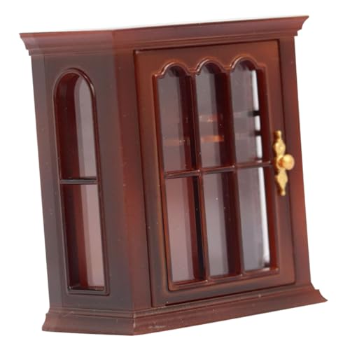 Garneck Miniaturisierte Wandkabinettsimulation für Puppenhaus Vintage Mini Wandregal Modell für Puppenhaus Dekoration und Szene Design Details und Kompakte Perfektes für Freunde zu von Garneck