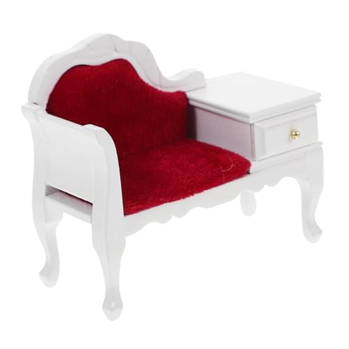 Garneck Möbelstück Puppenhaus Sofa Stuhl Weißes Design Für Kreative Dekoration Für Puppenhaus Und DIY Projekte Miniaturlandschaften Garneck Möbelstück Puppenhaus Sofa Stuhl Weißes Design Für Kreative Dekoration Für Puppenhaus Und DIY Projekte Miniaturlandschaften von Garneck