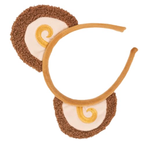 Garneck Niedliches Affenohren Stirnband Weichem Teddyplüsch Kuscheliges Cosplay Haarband für Mädchen Dekoratives Tierohren Accessoire für Karneval Halloween und Kostümpartys Garneck Niedliches Affenohren Stirnband Weichem Teddyplüsch Kuscheliges Cosplay Haarband für Mädchen Dekoratives Tierohren Accessoire für Karneval Halloween und Kostümpartys von Garneck