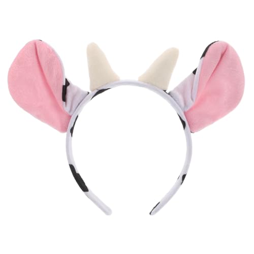 Garneck Niedliches Kuh horn Stirnband Plüsch Tierhaarreif Weiches Langlebiges Kostüm Zubehör für Halloween Karneval Party Cosplay Garneck Niedliches Kuh horn Stirnband Plüsch Tierhaarreif Weiches Langlebiges Kostüm Zubehör für Halloween Karneval Party Cosplay von Garneck