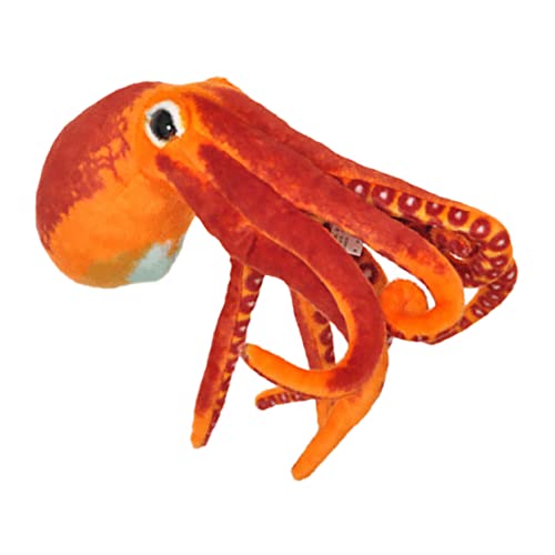 Garneck Oktopus Kissen Tierspielzeug Für Babys Kissen Plüschtier Gelenkspielzeug Oktopus Oktopus Oktopus Plüschtier Orangefarbenes Kurzes Plüsch von Garneck