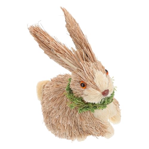 Garneck Osterhasen Tabletop Bauernhaus Rustikale Hasen Handgefertigtes Kaninchenverzier Für Osterfeier -dekore Und Frühlingskaninchendekoration von Garneck