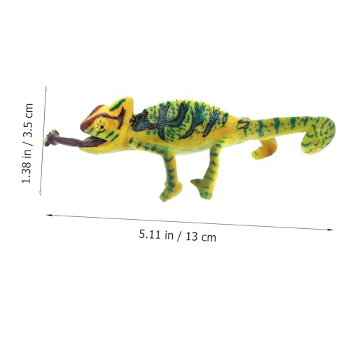 Garneck PVC Chamäleon Figur Farbwechsel Deko Reptilien Modell Sicher Detailreich Realistisch für Tisch Regal Schlafzimmer Dekoration Garneck PVC Chamäleon Figur Farbwechsel Deko Reptilien Modell Sicher Detailreich Realistisch für Tisch Regal Schlafzimmer Dekoration von Garneck