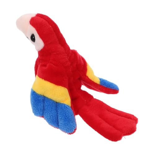 Garneck Papageien-fingerpuppe Handpuppen Vogel Stofftier Taubenstofftier Tierpuppen Hand Vogelpuppe Fingerpuppen Vogel Kolibri Stofftier Papagei Plüsch Stofftier Pp Baumwolle von Garneck